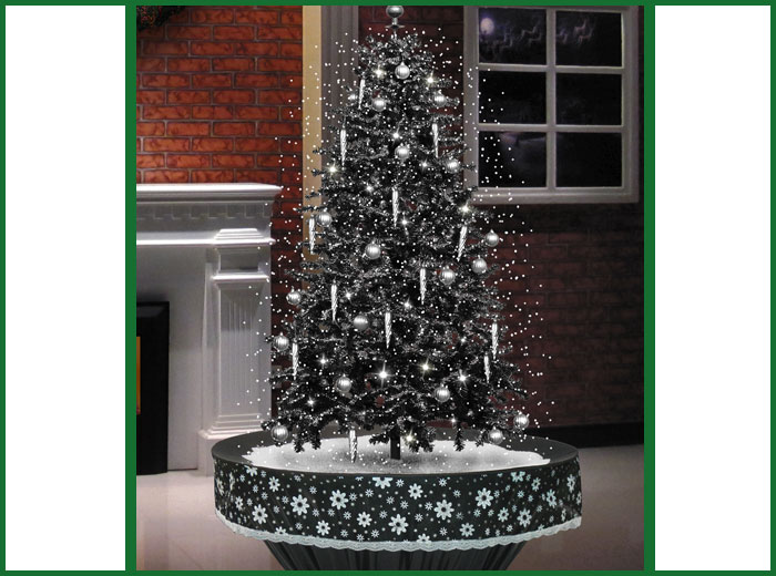Snowing Christmas Tree - Black Skirted 2011 - 2012